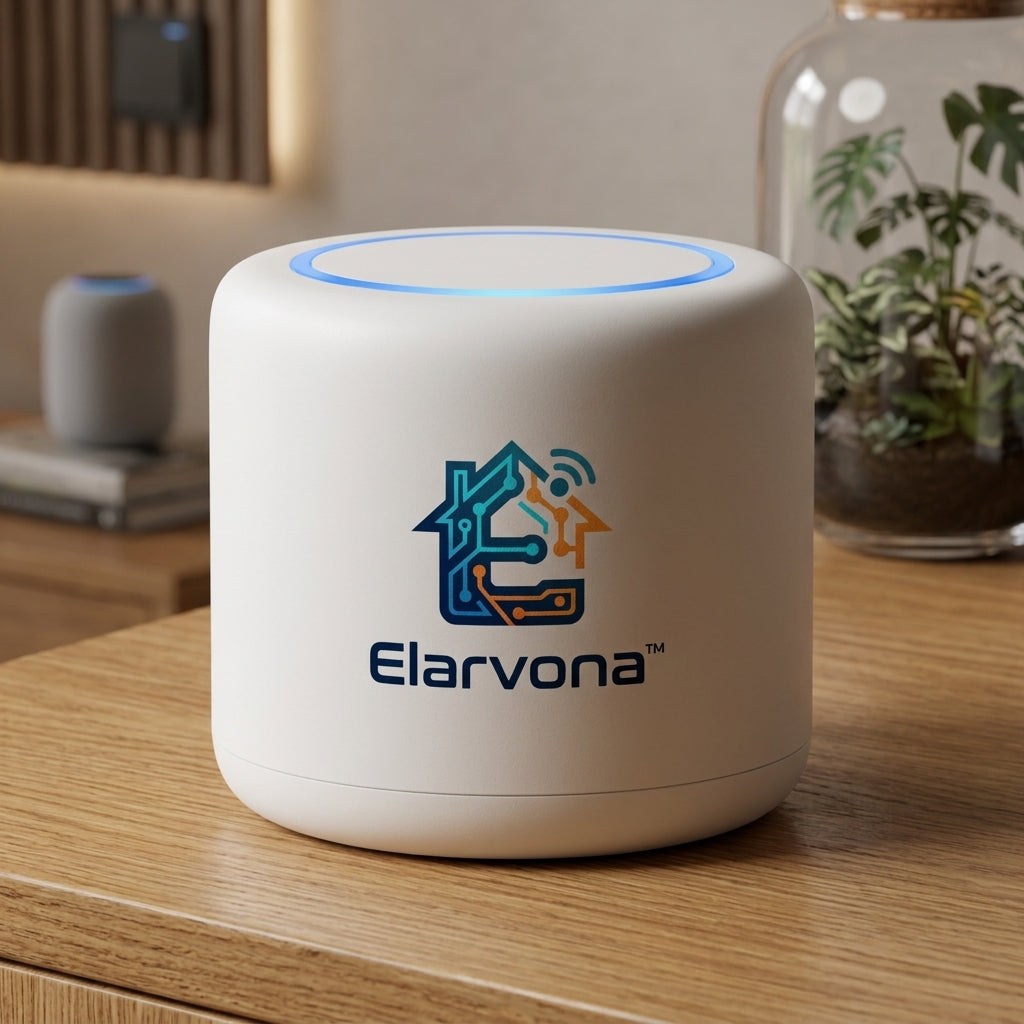 Elarvona™ IntelliCore AI Smart Home Hub – Multi-Platform Home Automation Center with Intelligent Insights, Local Data Management & Expandable Connectivity