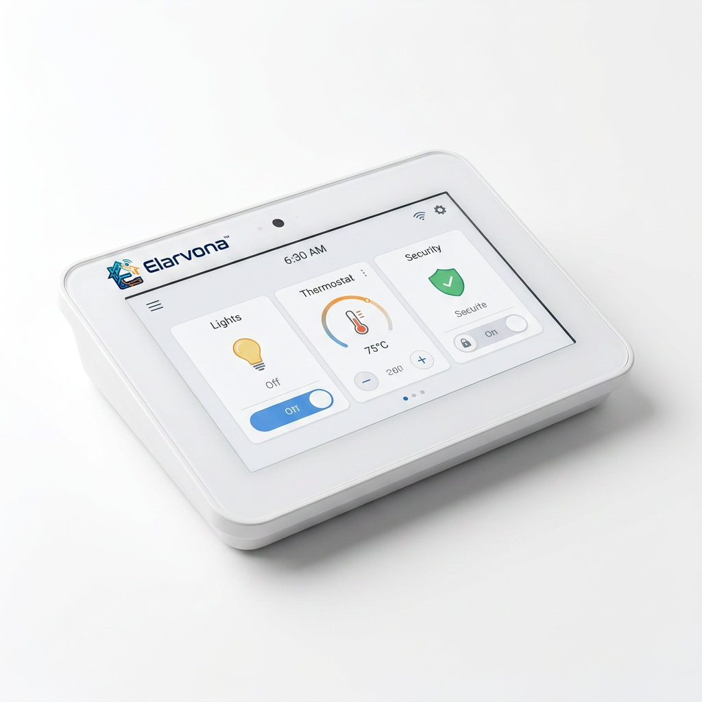 Elarvona™ Smart Home Command Hub – Multi-Zone Touch Control Center for Lighting, Climate & Home Security