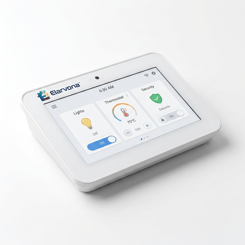 Elarvona™ Smart Home Command Hub – Multi-Zone Touch Control Center for Lighting, Climate & Home Security