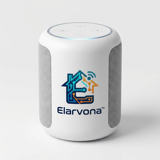 Elarvona™ AuraCore Smart Home Hub & Spatial Audio Speaker – Integrated Home Control Center with Advanced Processing, Immersive Sound & Intelligent Automation