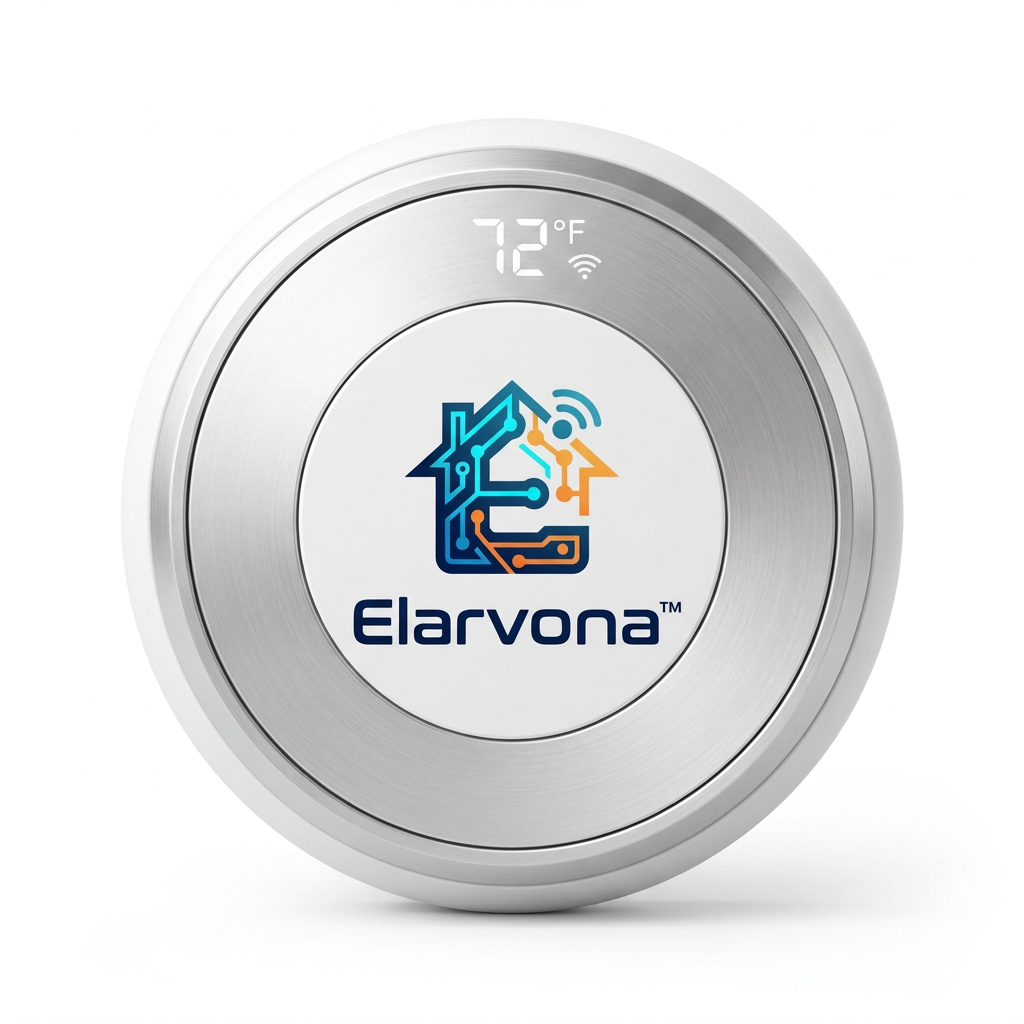 Elarvona™ ThermoLink Smart Climate Hub – Precision WiFi Temperature Controller with Connected Home Integration, Remote Management & Adaptive Comfort Scheduling