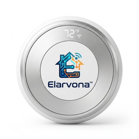 Elarvona™ ThermoLink Smart Climate Hub – Precision WiFi Temperature Controller with Connected Home Integration, Remote Management & Adaptive Comfort Scheduling