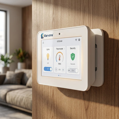 Elarvona™ Smart Home Command Hub – Multi-Zone Touch Control Center for Lighting, Climate & Home Security