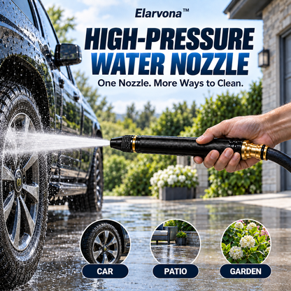 ✨Elarvona™ Ultimate High-Pressure Water Cannon – Adjustable Spray Nozzle