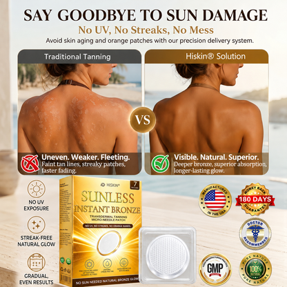 𝑶𝒇𝒇𝒊𝒄𝒊𝒂𝒍 𝑺𝒕𝒐𝒓𝒆 | ☀️☀️ 𝐇𝐢𝐬𝐤𝐢𝐧® 𝐒𝐮𝐧𝐥𝐞𝐬𝐬 𝐈𝐧𝐬𝐭𝐚𝐧𝐭 𝐁𝐫𝐨𝐧𝐳𝐞 𝐓𝐚𝐧𝐧𝐢𝐧𝐠 𝐌𝐢𝐜𝐫𝐨𝐧𝐞𝐞𝐝𝐥𝐞 𝐏𝐚𝐭𝐜𝐡 🇺🇸 (𝐉𝐮𝐬𝐭 𝐨𝐧𝐜𝐞 𝐚 𝐝𝐚𝐲) 𝐕𝐢𝐬𝐢𝐛𝐥𝐞 𝐁𝐫𝐨𝐧𝐳𝐞 𝐆𝐥𝐨𝐰 𝐢𝐧 𝟕 𝐃𝐚𝐲𝐬 ✅ 𝐍𝐨 𝐔𝐕, 𝐍𝐨 𝐎𝐫𝐚𝐧𝐠𝐞, 𝐍𝐨 𝐒𝐭𝐫𝐞𝐚𝐤𝐬, 𝐍𝐨 𝐃𝐇𝐀, 𝐍𝐨 𝐌𝐞𝐬𝐬.